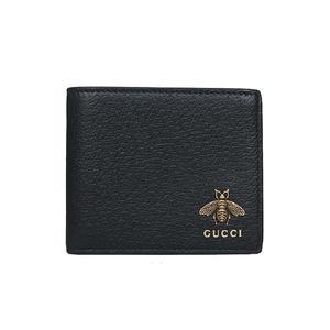 Gucci(구찌) 523664 블랙 레더 애니멀리에 꿀벌 반지갑 (광주롯데점)