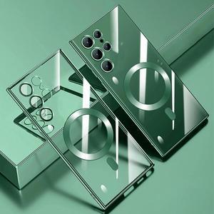 갤럭시S25 S25플러스 S25울트라 풀커버 슬림 소프트 투명 맥세이프 핸드폰 케이스