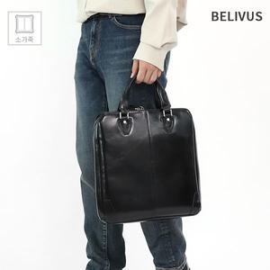 빌리버스 남성 서류가방 SSB197 소가죽 브리프케이스 토트백 출근 가방