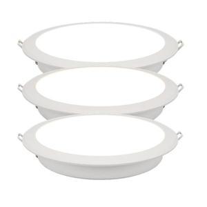 비츠온 LED 슬림 200MM (7인치) 30W 방습 다운라이트 확산 매입등 타공 175MM