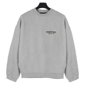[피어오브갓]에센셜 플리스 크루넥 스웨트셔츠 192HO246268F LIGHT HEATHER GRAY [ESC008]