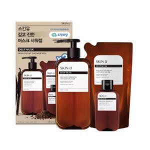 스킨유 향좋은 바디워시 500g400g리필150g 딥 머스크 향 x2SET_GrspGWZ