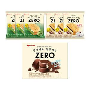 [롯데백화점]롯데웰푸드 제로 모나카 말차크림 x3개 + 밀크모나카 x3개 +  제로 미니바이트 x1개