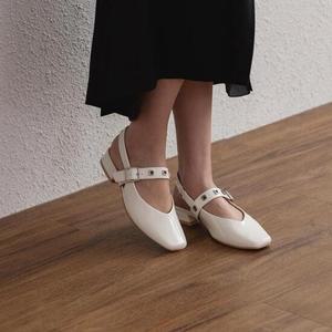 [포멜카멜레]마가리타 슬링백 IVORY 2cm