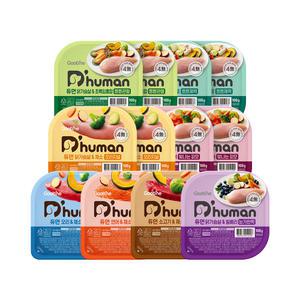 듀먼 강아지 버라이어티 화식 용기형 100g x 12p 세트 (냉동)