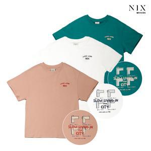 [NIXKIDS]유니) 20 S 싱글 - WOOD 그래픽 티셔츠 (레귤러핏)(FKRMCTR783P)