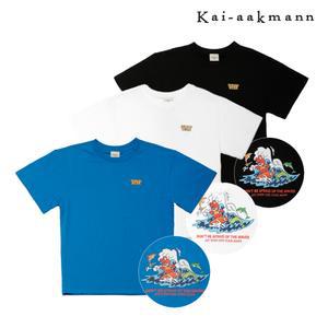 [NIXKIDS]유니) 18 S싱글 - WAVE덤비베어 티셔츠(레귤러핏)(FKRMCTR793P)