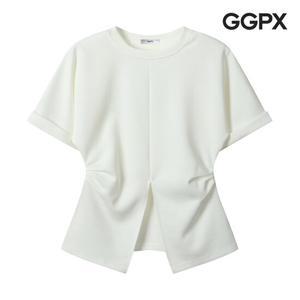 [GGPX] 센터 슬릿 롤업 반팔 티셔츠 (GP3TS010F)