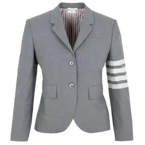 THOM BROWNE 톰브라운 25SS 4바 스트라이프 플레인 위빙 울 자켓 (FBC010V 06146 035)