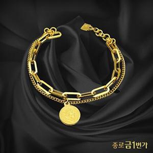 [종로금1번가]여자 순금 팔찌 엘리자베스 클립  11.25g
