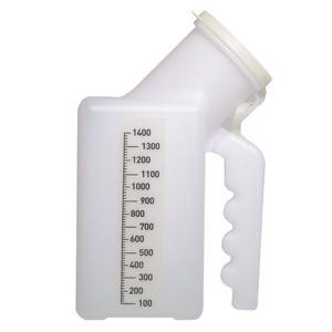 [메디위]대명상사 사각 야광 환자용 소변기 휴대용 간이 소변통 1400ml