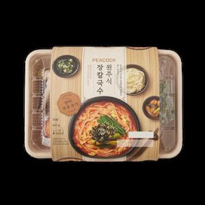 피코크 원주식 장칼국수 607g 1개 캠핑 요리 밀키트 간편식