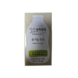 상하목장 유기농 멸균우유 200ml 24개