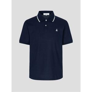빈폴 BEANPOLE MEN 허니쿨 티핑 칼라넥 티셔츠 네이비 BC5442C18R 327335