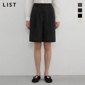 리스트 원 턱 버뮤다 팬츠 TWWSPP6205