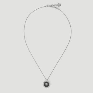 25SS 베르사체 에나멜 메두사 네클리스 블랙 DG17255 DJMR 4J750