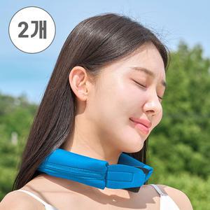 1+1 국산 얼음목걸이 400g 대용량 넥쿨러 얼음목도리 아이스튜브 목아이스팩
