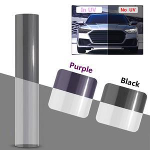페인트 보호 광변색 필름 자동차PPF 스크래치 스모그필름 블랙 자체 30CM