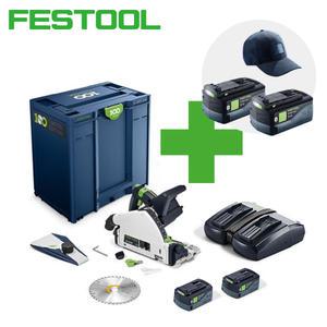 페스툴 충전플런지쏘 578225 TSC55 18V 5.0Ah 배터리4개 100주년플런지쏘 한정판