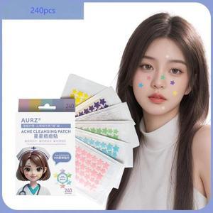 호환 240개  별 모양 여드름 패치 스킨케어 스티커 얼굴 반점 메이크업 도구