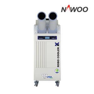 NEC-2510T 나우이엘 이동식 에어컨 산업용 코끼리 2구 주차장 건설현장 공업용 야외