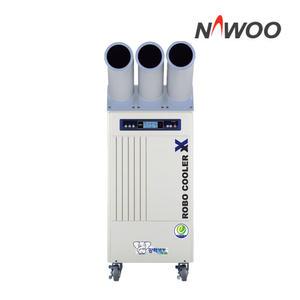 NEC-3510T 나우이엘 이동식 에어컨 산업용 코끼리 3구 주차장 건설현장 공업용 야외