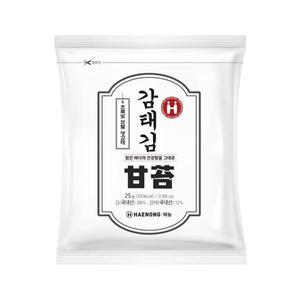 [김맛집 해농] 세번 구운 감태김 25g*15봉 (150장)