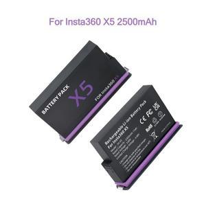 인스타360 호환 X5  배터리 대용량 2500mAh 360 스포츠 카메라 액세서리