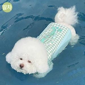 몬트리 강아지구명조끼 애견튜브 구명조끼 강아지튜브