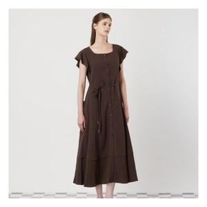 [CC콜렉트]린넨 블렌드 벨티드 맥시 원피스 C252MSE039 257108