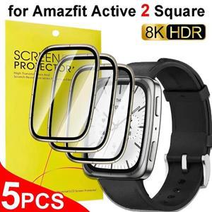 Amazfit Active 2 Square 용 1-5PCS 화면 보호기 필름 스크래치 방지