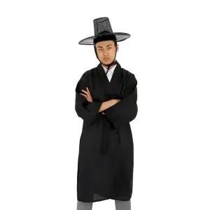 저승사자 의상 양반갓 세트 귀신공포 담력훈련 검은옷