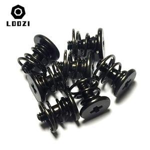 10PCS M2 블랙 라디에이터 비디오 나사 보드 DIY 볼트 스프링 메인 디스플레이 단계 그래픽 카드 고정