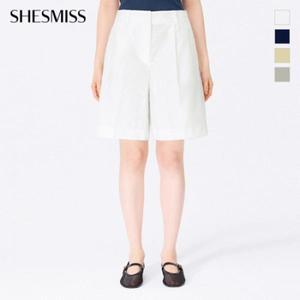 쉬즈미스 스트레이트 코튼 하프 팬츠_4컬러 SWWSPP22060