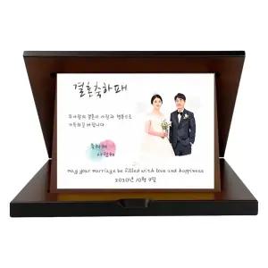 IN-1002 유화사진상패 결혼패 생일상패 포토패 부모님감사패 공로패 칠순선물 퇴직감사패 기념패 송공패