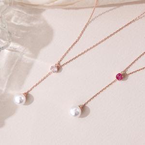 비올라 진주 목걸이(8mm) NA0410