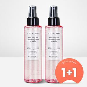(2개) 더페이스샵 퍼퓸씨드 로즈 바디 미스트 155ml