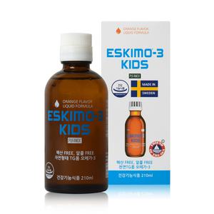 스웨덴 에스키모 오메가-3 KIDS 210ml 오렌지맛