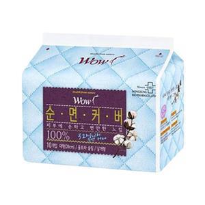 와우 순면커버 울트라슬림 대형 10개입