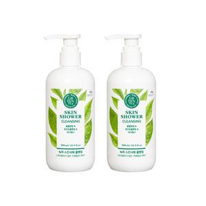 꽃을든남자 스킨샤워 클렌징 500ml 녹차 2개