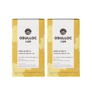 오설록 제주 유채&살구향티 티백, 20입, 2개