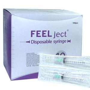 필텍 일회용주사기 10ml 21Gx32mm 100개입