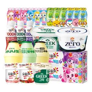 빙그레 요플레 그릭요거트 제로 무당 플레인 짜먹는 키즈 캐치티니핑 뽀로로 요구르트 프로틴 드링크 닥터캡슐 단지우유 냉장음료 모음