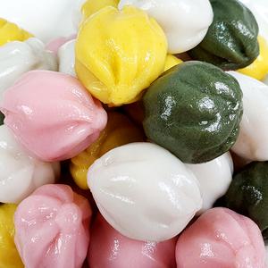 잇츠떡 꿀떡 1되 40봉지 4색 꿀송편 맛집 떡주문 어린이집 부모님 간식 답례 선물 개별포장