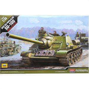 조립 소비에트연방 SU-100 자주포 1/35 13544 정품