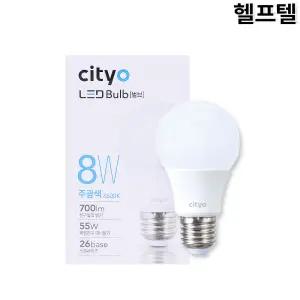 LED BULB CITYO 8W 주광색 6500K TP-KR-A60-8-DL