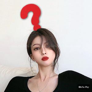 물음표 머리띠 큰물음표 기호머리띠 코스프레 할로윈 파티 행사 용품 코스튬 이벤트 장식