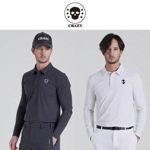 [하프클럽/기타]크레이지 어페럴 남성 골프 긴팔티셔츠 CZM-T2133