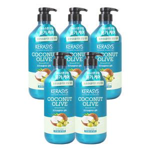 케라시스 리얼네이처 코코넛 올리브 샴푸 800ml x5개 윤기케어