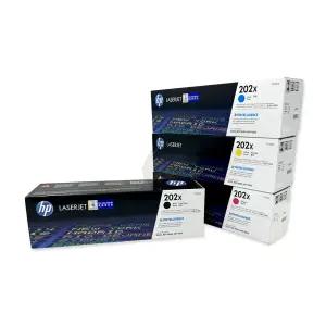 HP 202X정품토너(대용량) 4색세트(CF500X 검정+CF501X 파랑+CF502X 노랑+CF503X빨강) M254dw M254nw M280nw